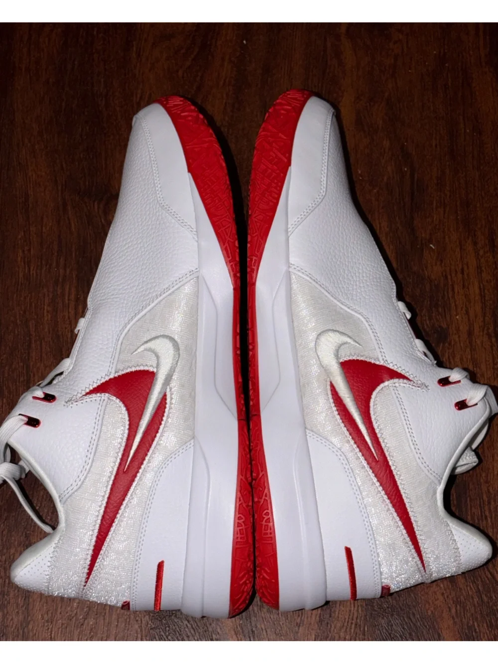 Nike LeBron NXXT Size 17 White Red